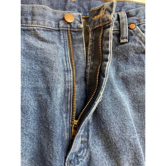 Wrangler Blue Jeans 40x32 Vintage Fit High Rise Straight Leg USA Rodeo Western - Picture 6 of 7